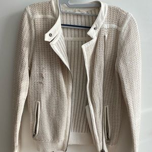 Club Monaco Knit Tweed Jacket